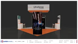 20x20 Isla booth design by Exhibit-Rentals